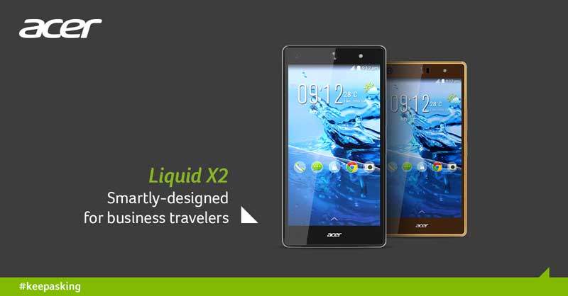 Acer Liquid X2 launch on FB