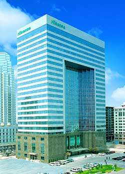Hisense dual SIM mobile phone: Headquarters Hisense Tower