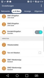 LG G4 Dual: Very simple SIM management