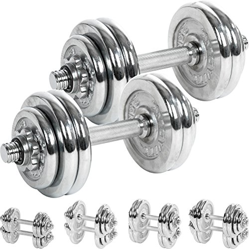 MOVIT chromium cast iron dumbbell-0-large