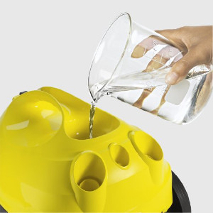 Refilling the Kärcher SC 2 to refill water