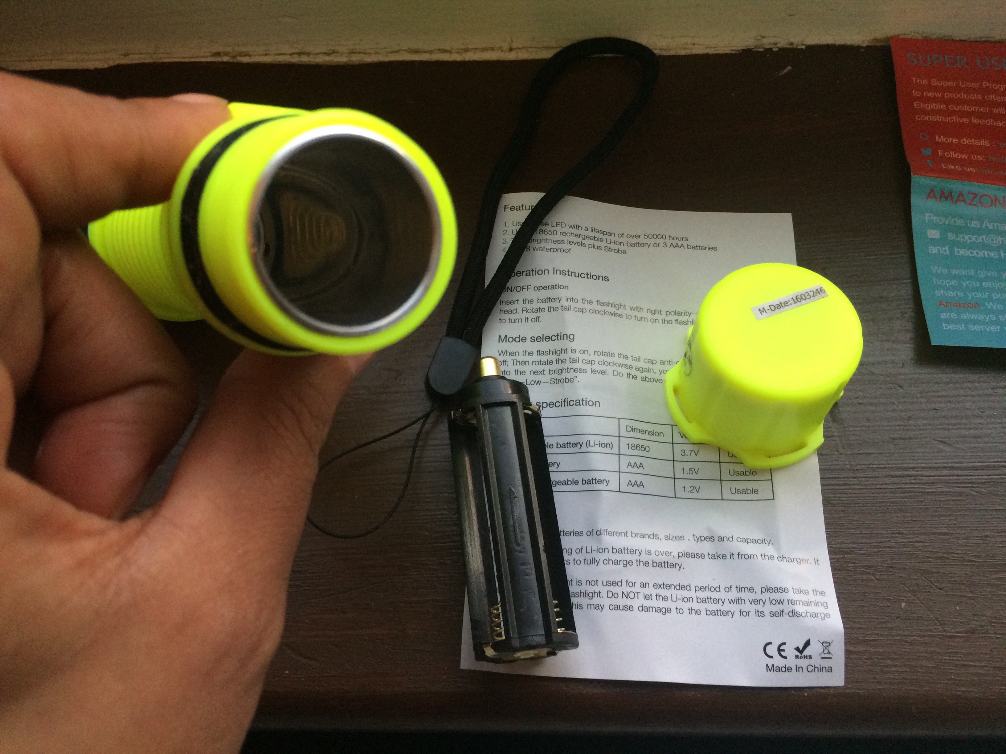 OxyLED DF20 Tauchlampe 6