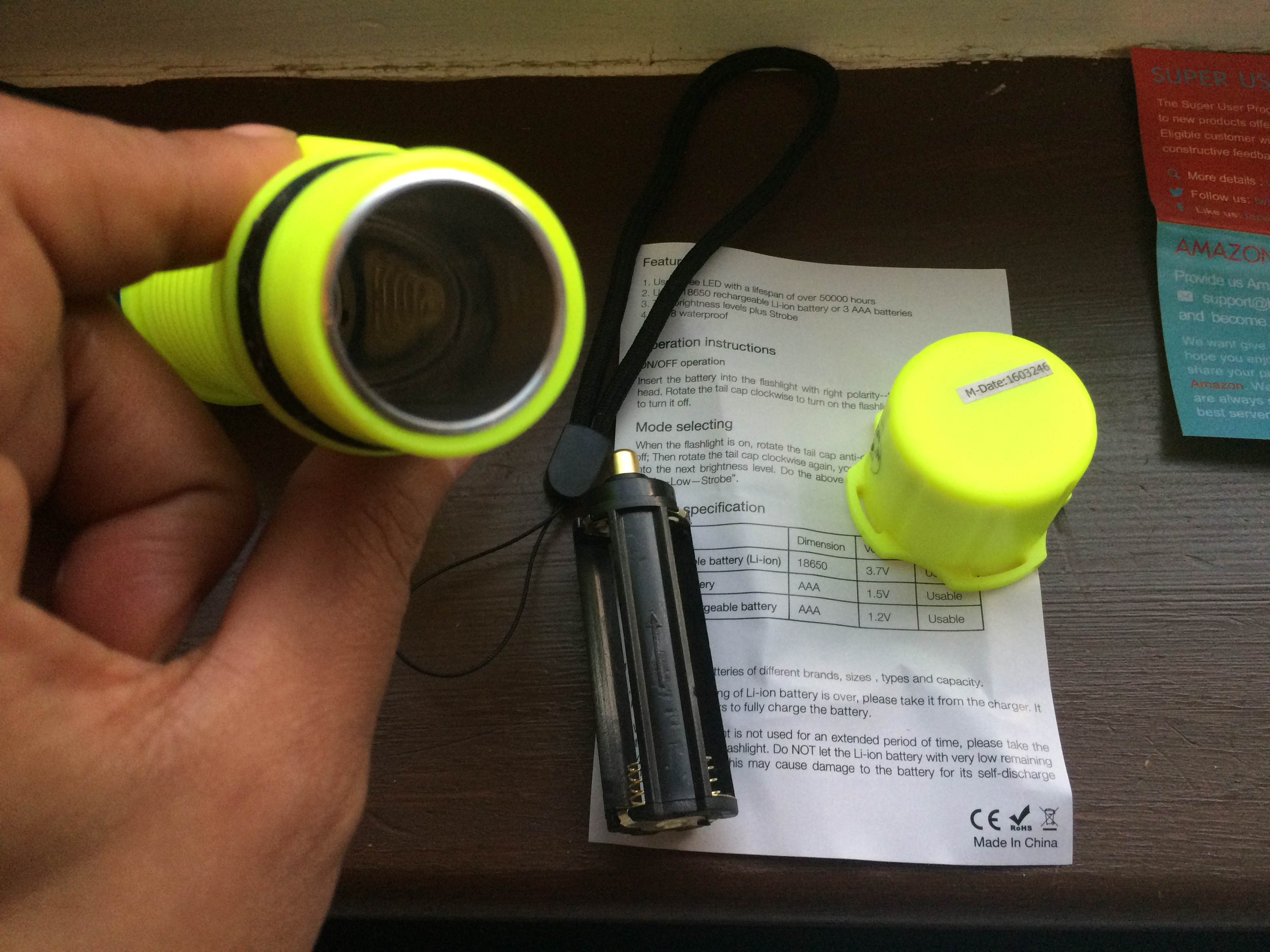 OxyLED DF20 Tauchlampe 7