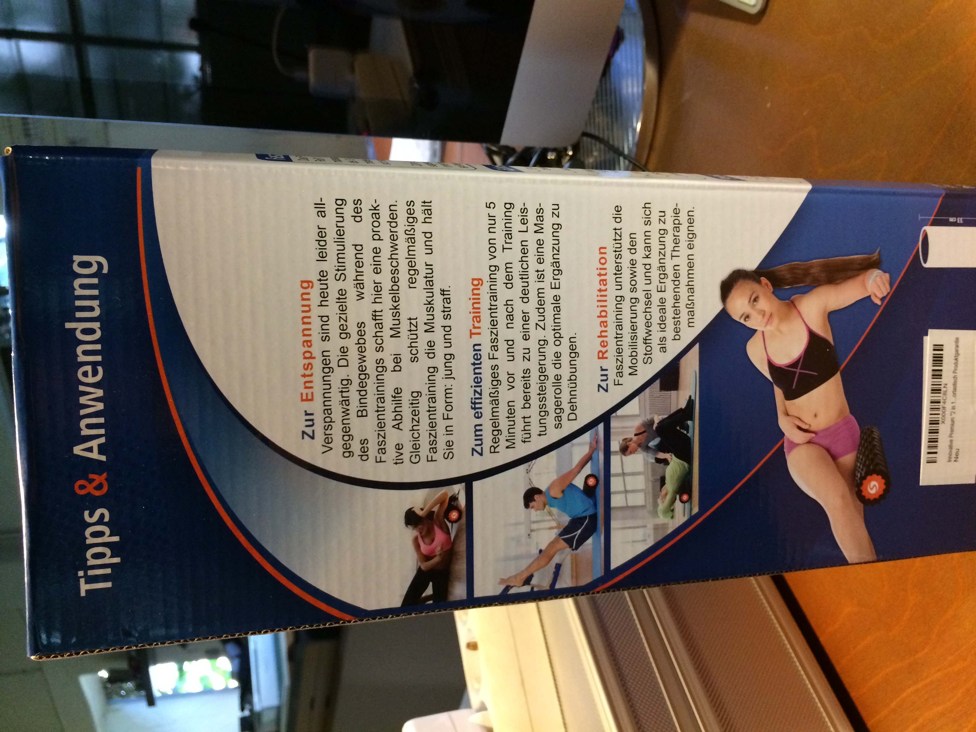 Premium 2 in 1 Faszienrolle von Sportastisch 3