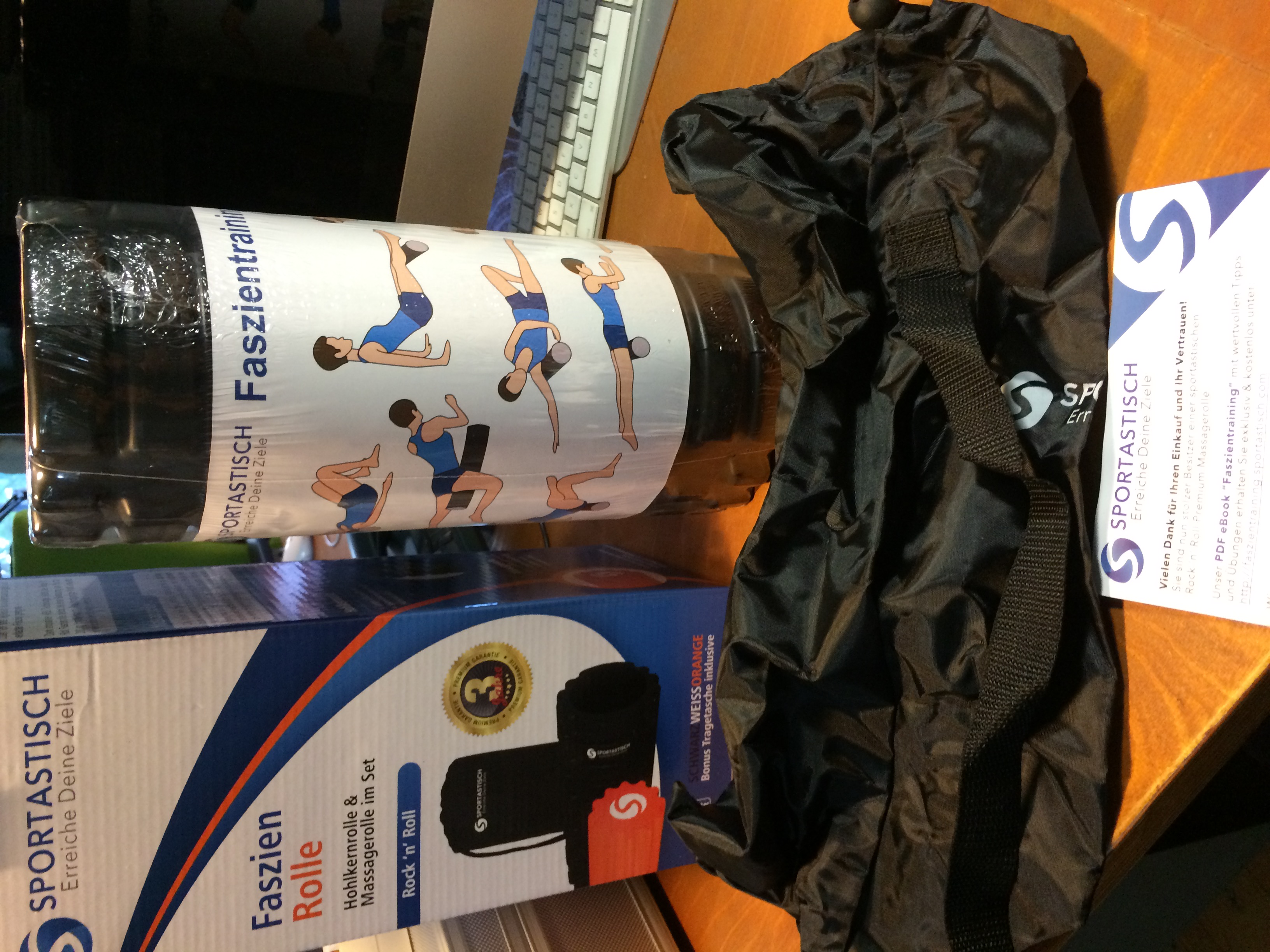 Premium 2 in 1 Faszienrolle von Sportastisch 6