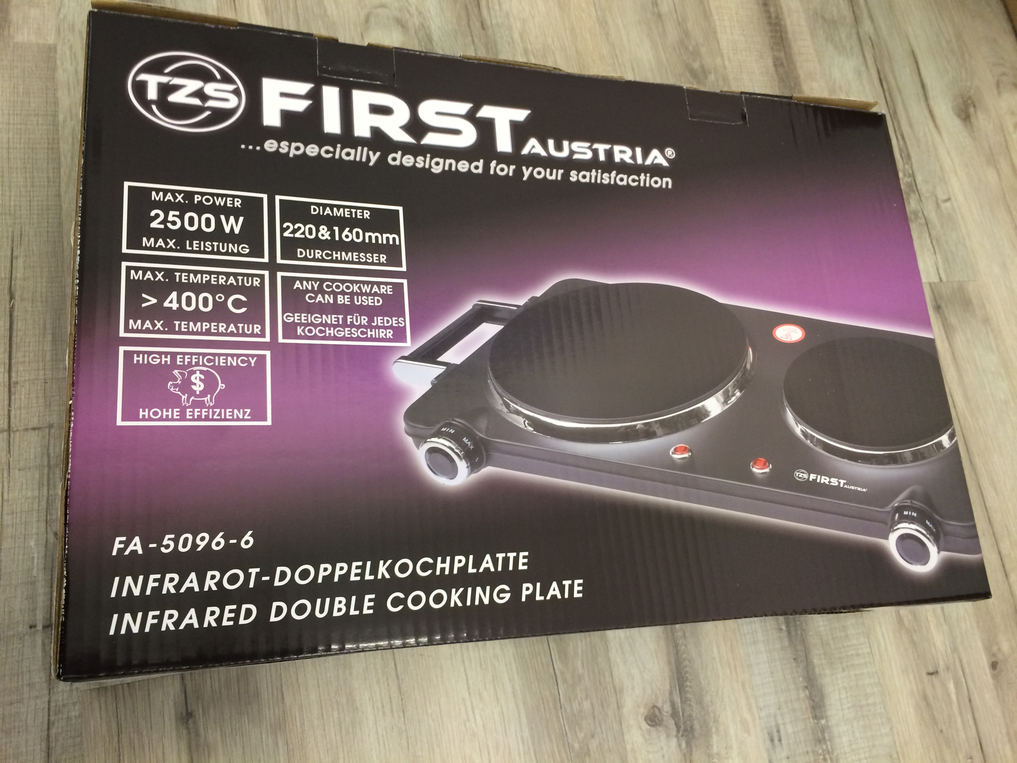 TZS First Austria Infrarotkochplatte 3
